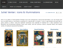 Tablet Screenshot of juliet-icons.co.uk